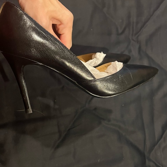 Banana Republic black leather d’orsay heels 8.5 - Picture 6 of 8